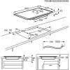 Индукционен плот SenseBoil+Fry за вграждане AEG NIG85M30AB